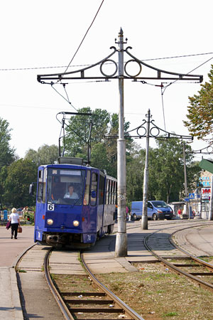 Tallinn Tatra KT4 tram - www.simplonpc.co.uk - Photo: © Ian Boyle, August 8th 2007