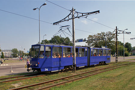 Tallinn Tatra KT4 tram - www.simplonpc.co.uk - Photo: © Ian Boyle, August 8th 2007