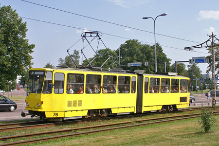 Tallinn Tatra KT4 tram - www.simplonpc.co.uk - Photo: © Ian Boyle, August 8th 2007