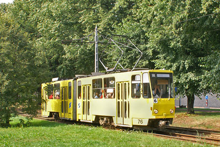 Tallinn Tatra KT4 tram - www.simplonpc.co.uk - Photo: © Ian Boyle, August 8th 2007