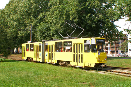 Tallinn Tatra KT4 tram - www.simplonpc.co.uk - Photo: © Ian Boyle, August 8th 2007