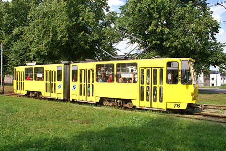 Tallinn Tatra KT4 tram - www.simplonpc.co.uk - Photo: © Ian Boyle, August 8th 2007