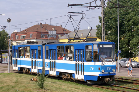 Tallinn Tatra KT4 tram - www.simplonpc.co.uk - Photo: © Ian Boyle, August 8th 2007