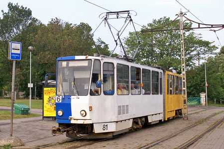 Tallinn Tatra KT4 tram - www.simplonpc.co.uk - Photo: © Ian Boyle, August 8th 2007