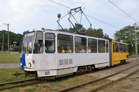 Tallinn Tatra KT4 tram - www.simplonpc.co.uk - Photo: © Ian Boyle, August 8th 2007