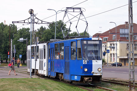 Tallinn Tatra KT4 tram - www.simplonpc.co.uk - Photo: © Ian Boyle, August 8th 2007