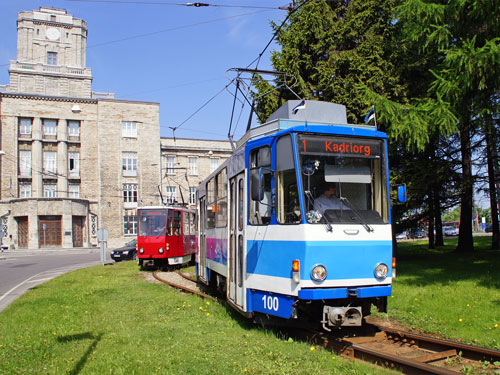 Tallinn Tatra KT4 tram - www.simplonpc.co.uk - Photo: 2013 Ian Boyle