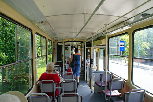 Tallinn Tatra KT4 tram - www.simplonpc.co.uk - Photo: 2013 Ian Boyle