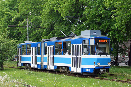 Tallinn Tatra KT4 tram - www.simplonpc.co.uk - Photo: 2013 Ian Boyle