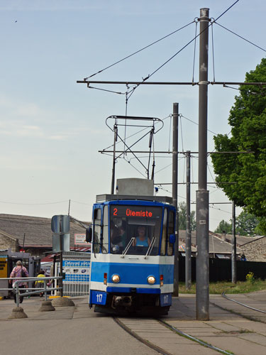 Tallinn Tatra KT4 tram - www.simplonpc.co.uk - Photo: 2013 Ian Boyle