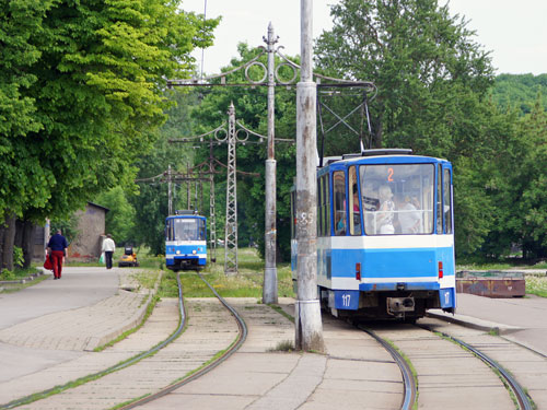 Tallinn Tatra KT4 tram - www.simplonpc.co.uk - Photo: 2013 Ian Boyle