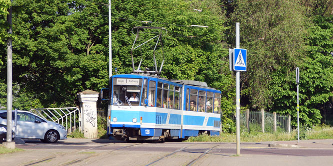 Tallinn Tatra KT4 tram - www.simplonpc.co.uk - Photo: 2013 Ian Boyle