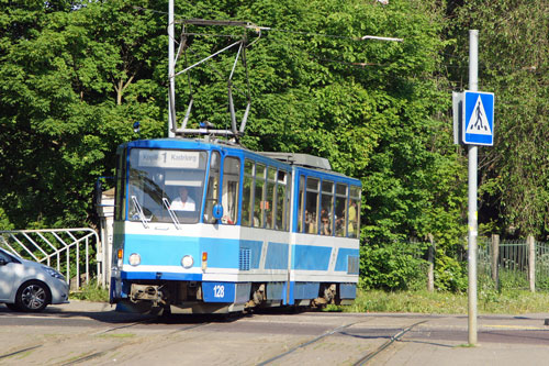 Tallinn Tatra KT4 tram - www.simplonpc.co.uk - Photo: 2013 Ian Boyle