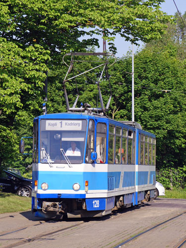 Tallinn Tatra KT4 tram - www.simplonpc.co.uk - Photo: 2013 Ian Boyle