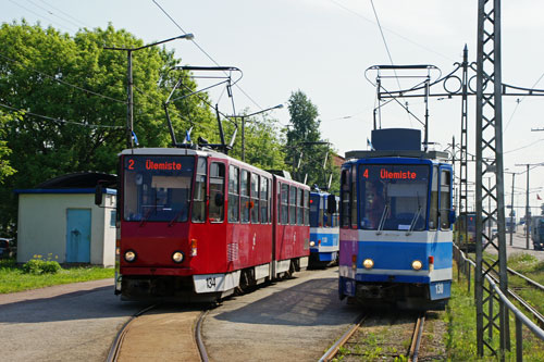 Tallinn Tatra KT4 tram - www.simplonpc.co.uk - Photo: 2013 Ian Boyle