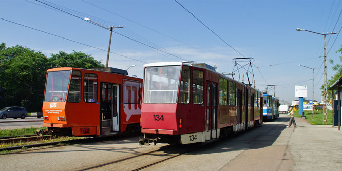 Tallinn Tatra KT4 tram - www.simplonpc.co.uk - Photo: 2013 Ian Boyle