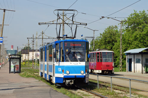 Tallinn Tatra KT4 tram - www.simplonpc.co.uk - Photo: 2013 Ian Boyle