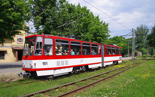 Tallinn Tatra KT4 tram - www.simplonpc.co.uk - Photo: © Ian Boyle, August 8th 2007