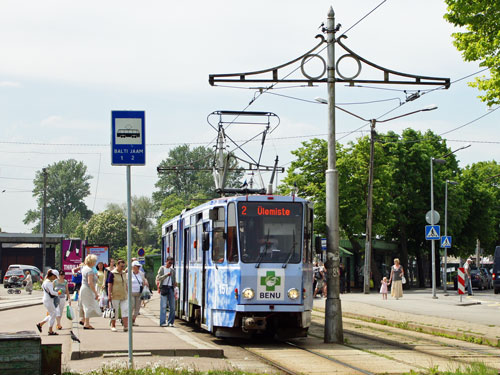 Tallinn Tatra KT4 tram - www.simplonpc.co.uk - Photo: © Ian Boyle, August 8th 2007