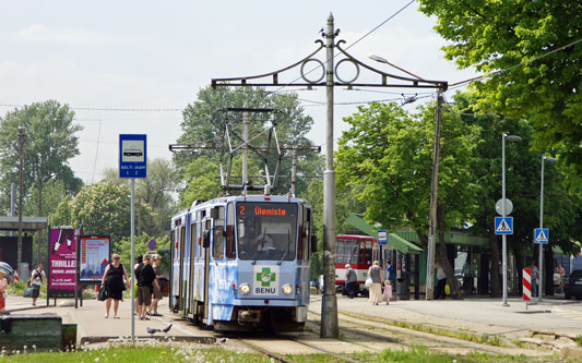 Tallinn Tatra KT4 tram - www.simplonpc.co.uk - Photo: © Ian Boyle, August 8th 2007