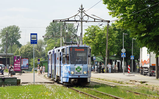 Tallinn Tatra KT4 tram - www.simplonpc.co.uk - Photo: © Ian Boyle, August 8th 2007