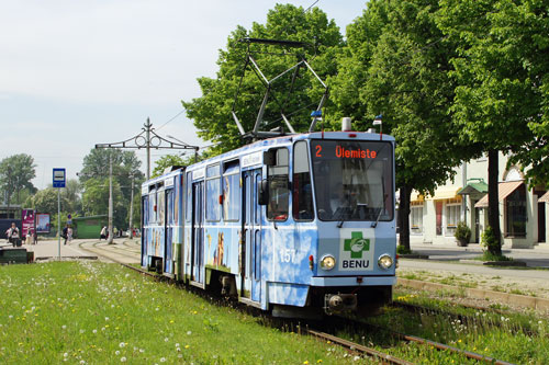 Tallinn Tatra KT4 tram - www.simplonpc.co.uk - Photo: © Ian Boyle, August 8th 2007