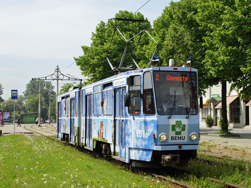 Tallinn Tatra KT4 tram - www.simplonpc.co.uk - Photo: © Ian Boyle, August 8th 2007