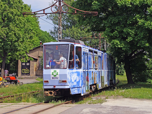 Tallinn Tatra KT4 tram - www.simplonpc.co.uk - Photo: © Ian Boyle, August 8th 2007