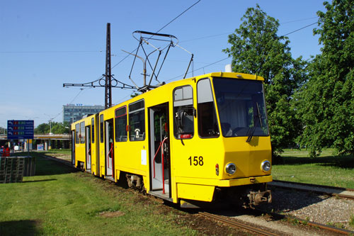 Tallinn Tatra KT4 tram - www.simplonpc.co.uk - Photo: © Ian Boyle, August 8th 2007