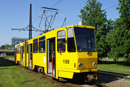 Tallinn Tatra KT4 tram - www.simplonpc.co.uk - Photo: © Ian Boyle, August 8th 2007