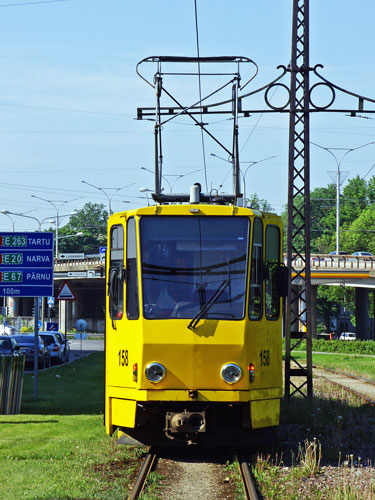 Tallinn Tatra KT4 tram - www.simplonpc.co.uk - Photo: © Ian Boyle, August 8th 2007