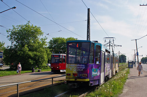 Tallinn Tatra KT4 tram - www.simplonpc.co.uk - Photo: © Ian Boyle, August 8th 2007