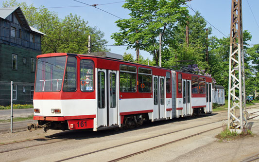 Tallinn Tatra KT4 tram - www.simplonpc.co.uk - Photo: © Ian Boyle, August 8th 2007