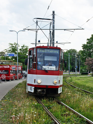 Tallinn Tatra KT4 tram - www.simplonpc.co.uk - Photo: © Ian Boyle, August 8th 2007