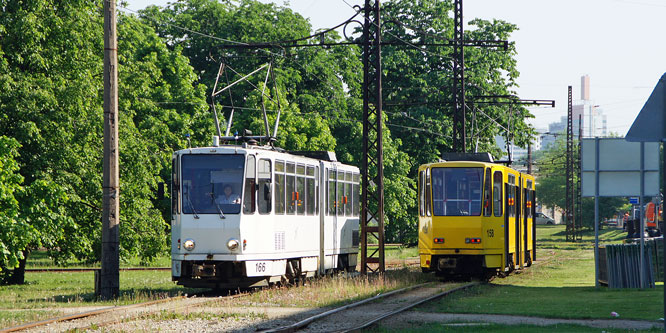 Tallinn Tatra KT4 tram - www.simplonpc.co.uk - Photo: © Ian Boyle, August 8th 2007