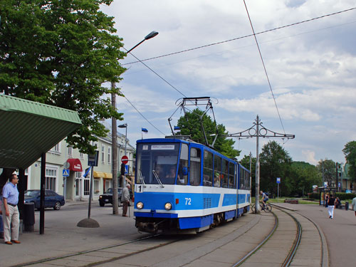 Tallinn Tatra KT4 tram - www.simplonpc.co.uk - Photo: 2013 Ian Boyle