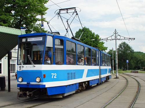 Tallinn Tatra KT4 tram - www.simplonpc.co.uk - Photo: 2013 Ian Boyle