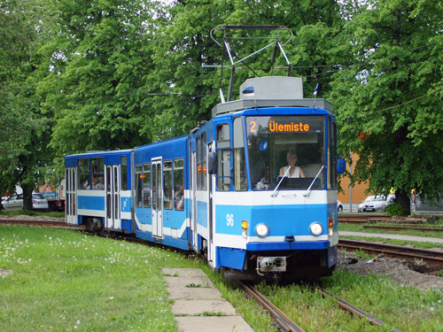 Tallinn Tatra KT4 tram - www.simplonpc.co.uk - Photo: 2013 Ian Boyle