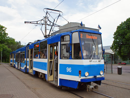 Tallinn Tatra KT4 tram - www.simplonpc.co.uk - Photo: 2013 Ian Boyle