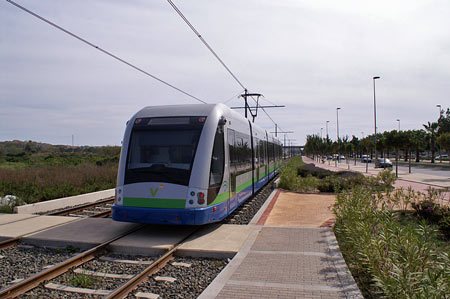 Velez-Malaga Tramway - www.simplonpc.co.uk - Photo:  Ian Boyle, 13th March 2008