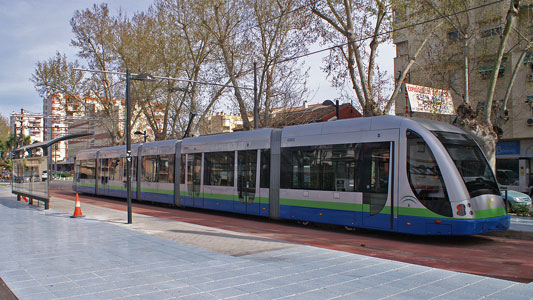 Velez-Malaga Tramway - Photo: � Ian Boyle, 13th March 2008 - www.simplonpc.co.uk