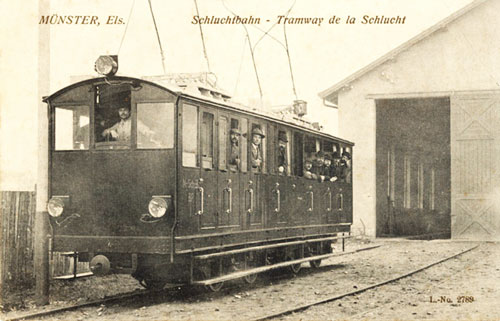 Tramway de Munster à la Schlucht - Simplon Postcards  - www.simplonpc.co.uk