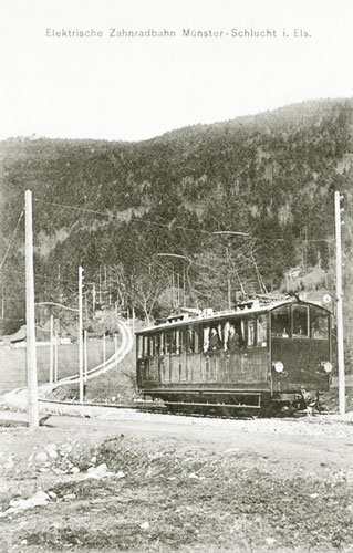 Tramway de Munster à la Schlucht - Simplon Postcards  - www.simplonpc.co.uk