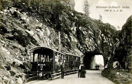 Tramway de Munster à la Schlucht - Simplon Postcards  - www.simplonpc.co.uk