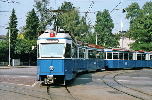 Zurich Mirage Tram - www.simplonpc.co.uk - Photo: ©1984 Ian Boyle