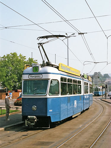 Zurich Mirage Tram - www.simplonpc.co.uk - Photo: ©1984 Ian Boyle