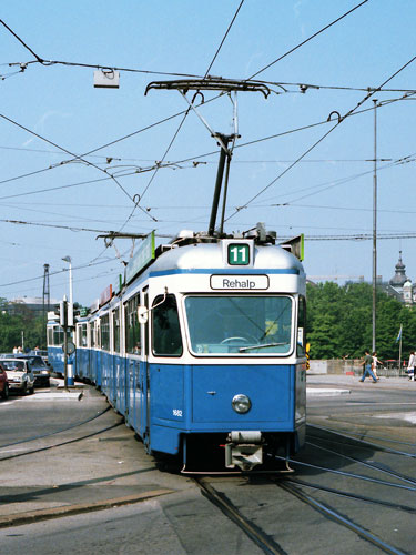 Zurich Mirage Tram - www.simplonpc.co.uk - Photo: ©1984  Ian Boyle