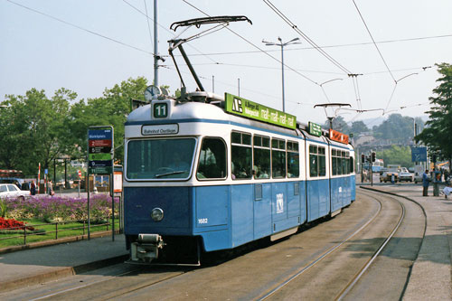 Zurich Mirage Tram - www.simplonpc.co.uk - Photo: ©1984  Ian Boyle