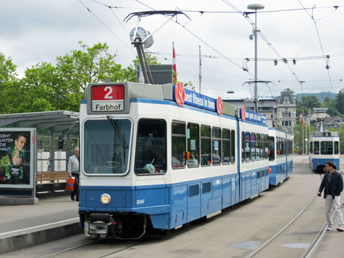 Zurich Tram 2000 - www.simplonpc.co.uk - Photo: ©2014 Ian Boyle