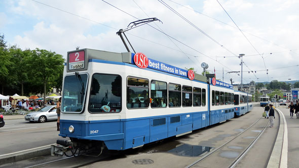 Zurich Tram 2000 - www.simplonpc.co.uk - Photo: ©2014 Ian Boyle